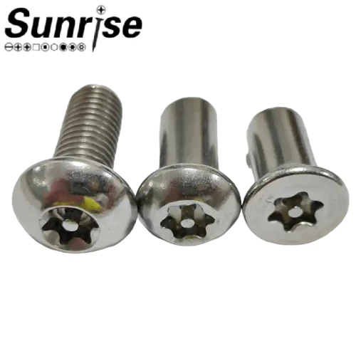 বিরোধী চুরি Torx পিন হাতা এবং বোল্ট Torx স্ক্রু