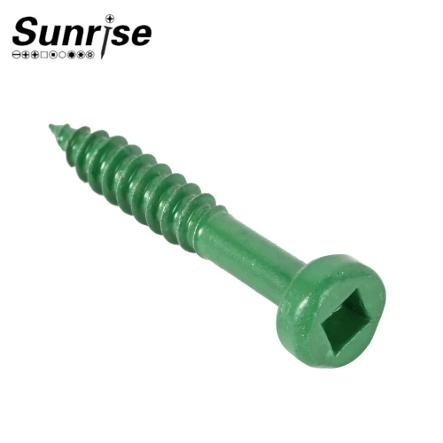 সবুজ কাস্টমাইজেবল রঙ ফসফেট Bugle হেড জিপসাম বোর্ড Drywall স্ক্রু