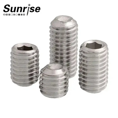 Stainless Steel Hexagon Socket Set Screw With Concave End 1 Stainless Steel Hexagon Socket Set Screw With Concave End 1