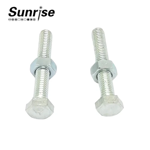 Custom Manufacturer Full Thread Stud Stainless Steel Fastener Stud Bolt and Nut 2